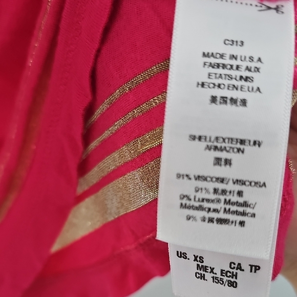 Juicy Couture Pink Top Long Sleeve Size XS - Picture 8 of 12